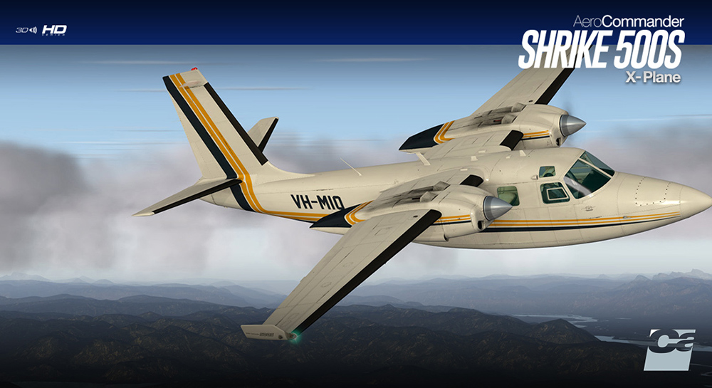 Carenado - 500S Shrike Aero Commander - HD Series (XP)